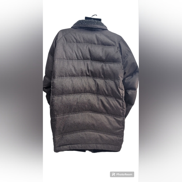 Hawke & CO Men's medium winter jacket, goose down. Dark Grey - Picture 8 of 8